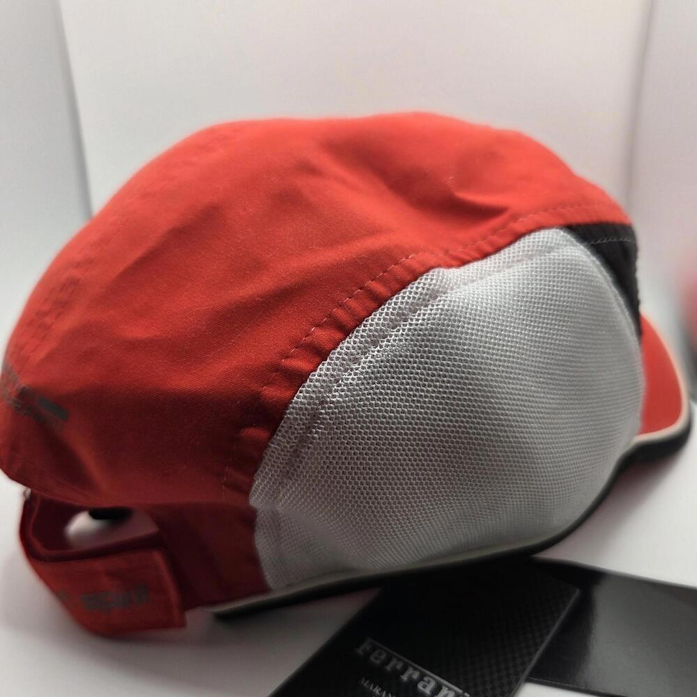 NWT Scuderia Ferrari Tecno Baseball Cap Mens Red One Size - Picture 6 of 10